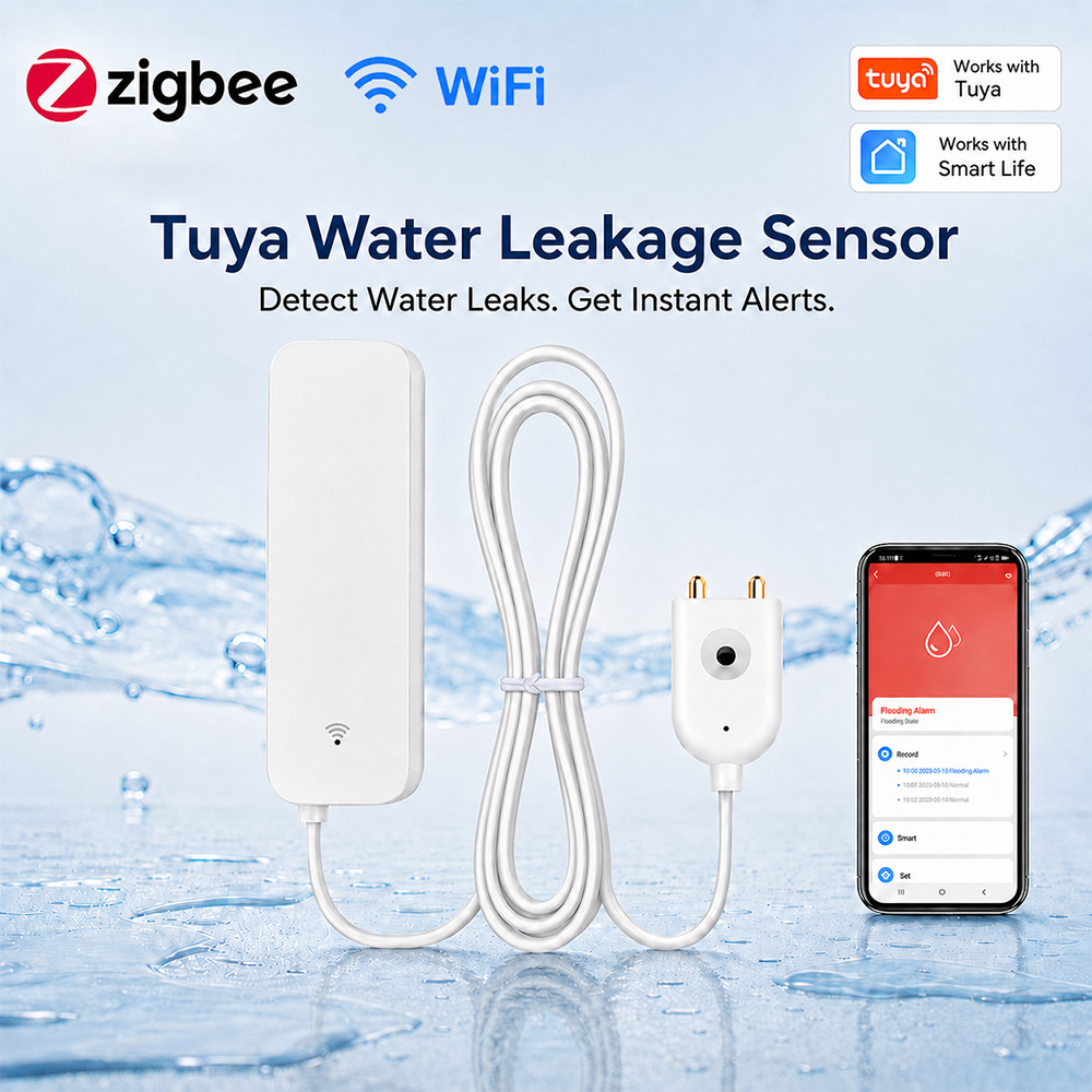 Water Alarm Sensor - Détecteur de fuite d'eau ZigBee WiFi,