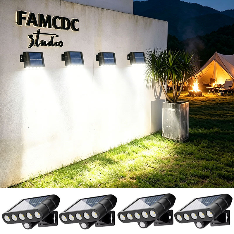 Power Outage Light - Lot de 4 lampes murales solaires