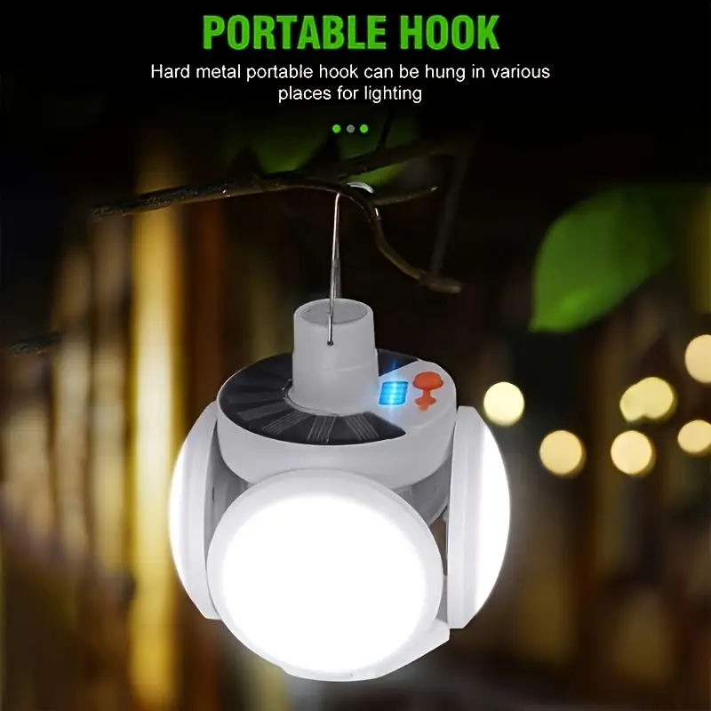 1 lumière solaire pliante avec - Power Outage Light avis et prix