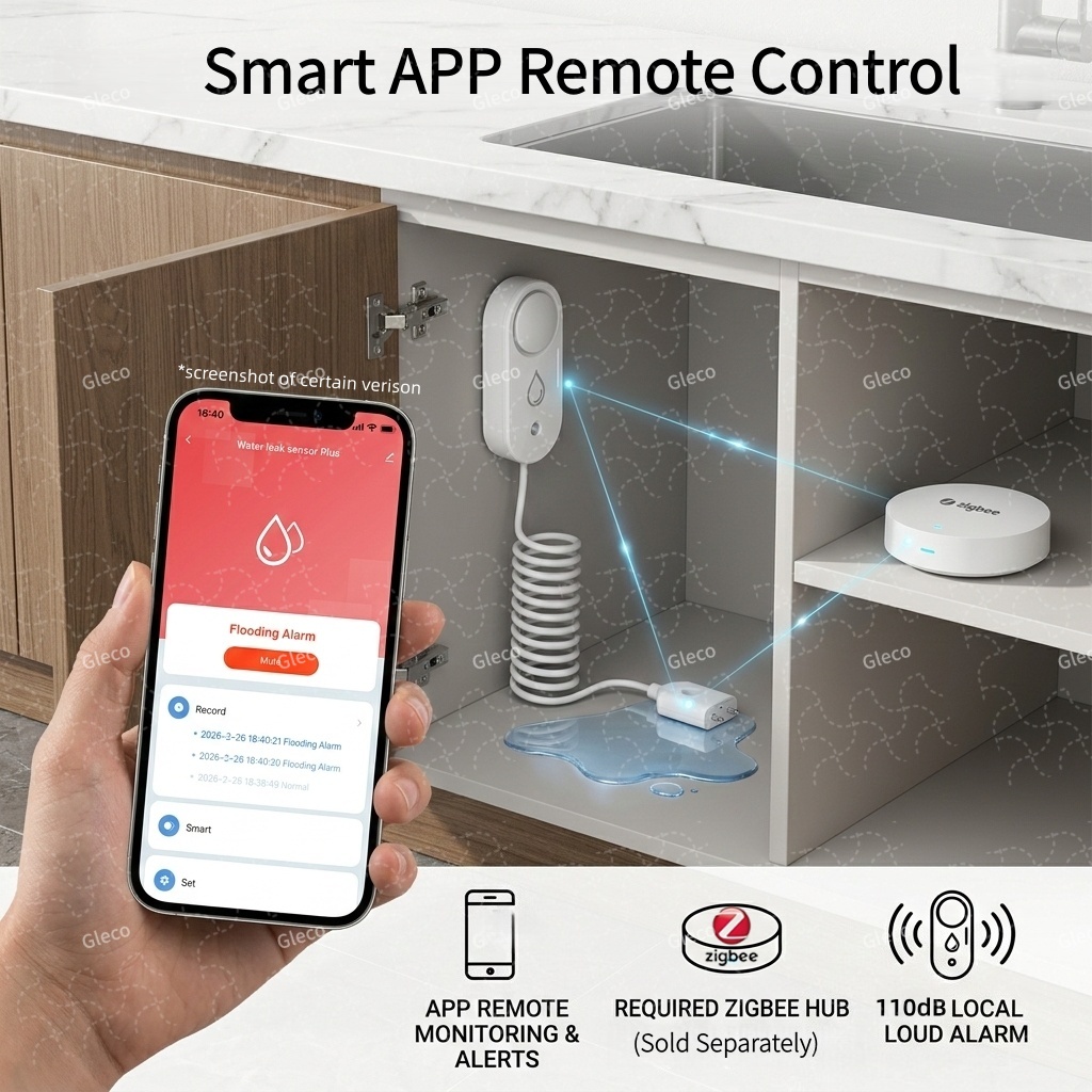 Capteur de fuite d'eau Zigbee, - Water Alarm Sensor avis et prix