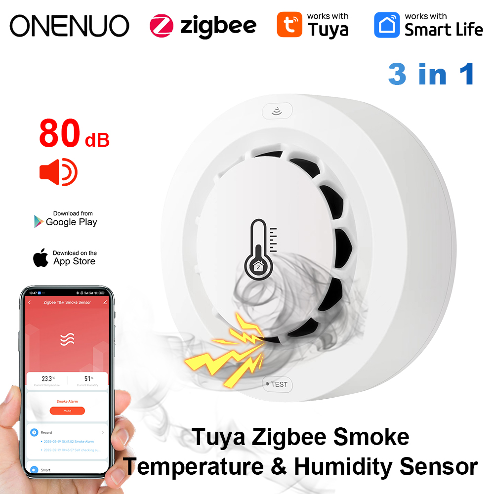 Tuya Zigbee BT détecteur de fu - Smoke Detector Interconnected avis et prix